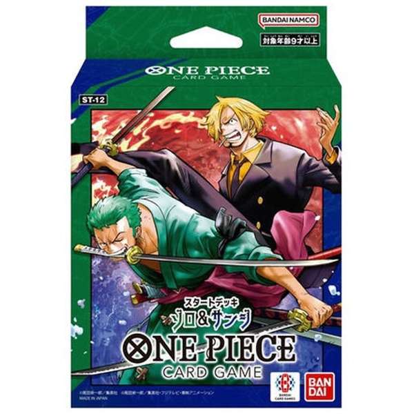 One Piece Card Game ST-12 "Zoro & Sanji" Zoro & Sanji Japanese Version Starter Deck
