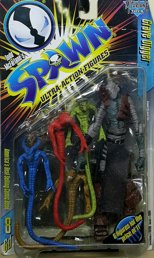 MCFARLANE 10193 ULTRA ACTION FIGURES TODD MCFARLANE'S SPAWN SERIES 8 GRAVE DIGGER