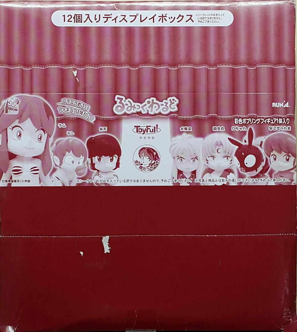 RUNA 10867 RUMIKO WORLD TOYFULL URUSEI YATSURA LUM TEN BENTEN INUYASHA SESSHOMARU Ranma ½ P-CHAN RANMA SAOTOME SET