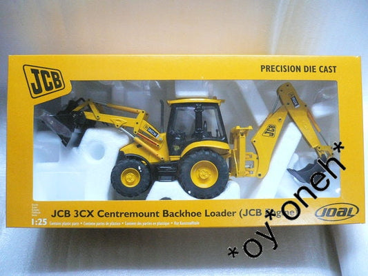 JOAL 1/25 JCB 3CX CENTREMOUNT BACKHOE LOADER JCB ENGINE Engineering Vehicle