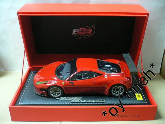 BBR 1/18 FERRARI 458 GT3 Red Limited 200pcs Model Car