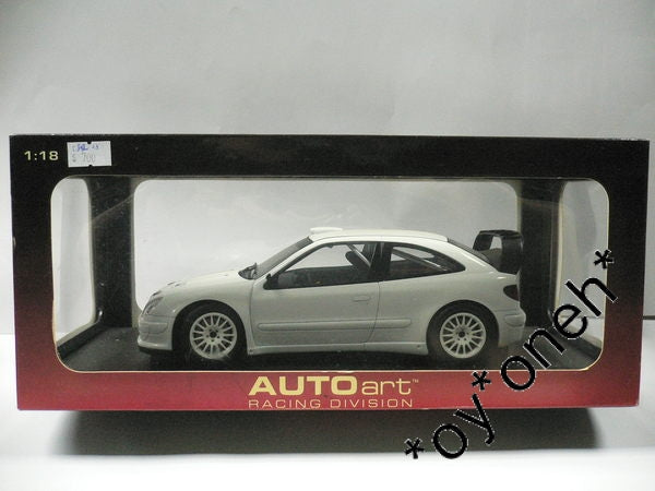 AUTOART 1/18 CITROEN XSARA WRC 2004 PLAIN BODY VERSION WHITE