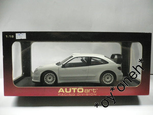 AUTOART 1/18 CITROEN XSARA WRC 2004 PLAIN BODY VERSION WHITE