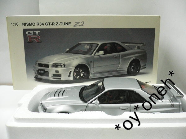 AUTOART 1/18 NISMO R34 GT-R Z-TUNE Z2 SILVER