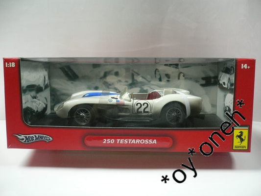HOTWHEELS 1/18 FERRARI 250 TESTAROSSA #22