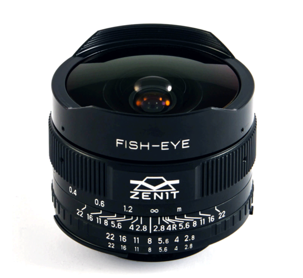 Zenitar 16mm f/2.8 Russian-made Fisheye lens (Nikon F mount)