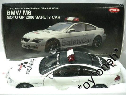 KYOSHO 1/18 BMW M6 MOTO GP 2006 SAFETY CAR 08707GPB