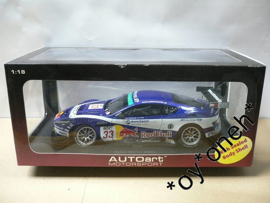 AUTOART 1/18 ASTON MARTIN DBR9 "RED BULL" WINNER OF MUGELLO 2006 #33