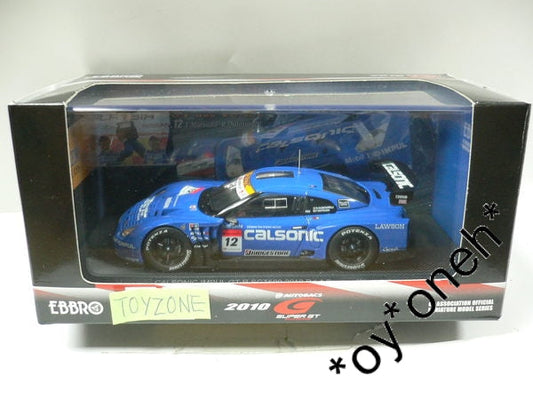 EBBRO 1/43 NISSAN CALSONIC IMPUL GT-R SUPER GT500 2010 RD.4 SEPANG WINNER #12
