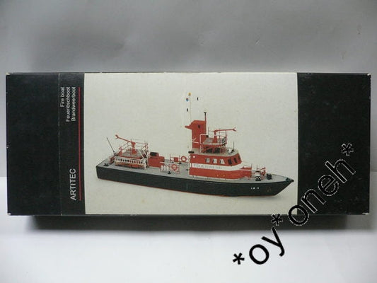 ARTITEC HO 1/87 FIRE DEPARTMENT FIRE BOAT MODEL KIT 50.109