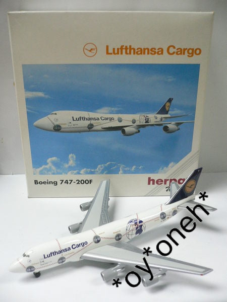 HERPA WINGS 1/500 LUFTHANSA CARGO BOEING 747-200F D-ABZF
