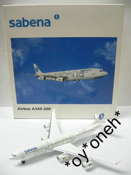 HERPA WINGS 1/500 SABENA AIRBUS A340-200 OO-SAB