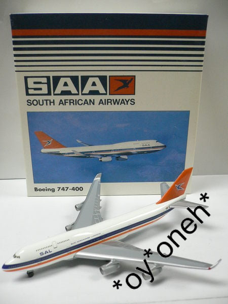 HERPA WINGS 1/500 SOUTH AFRICAN AIRWAYS BOEING 747-400