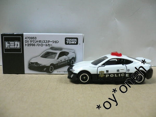 TOMICA TAKARA TOMY 1/60 TOYOTA 86 POLICE CAR Metropolitan Police Department NO. 60