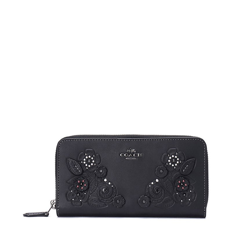 Coach Long Zipper Wallet 12039DKBLK 567