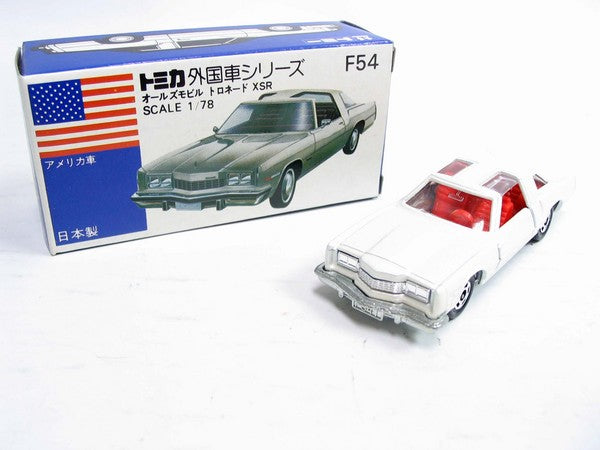 VINTAGE TOMICA F54 Foreign Car USA - OLDSMOBILE TORONADO XSR MADE IN JAPAN