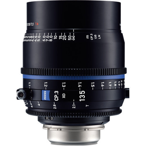 Zeiss CP.3 XD 135mm T2.1 lens (PL mount/Feet)
