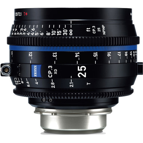 Zeiss CP.3 XD 25mm T2.1 lens (PL mount/Feet)