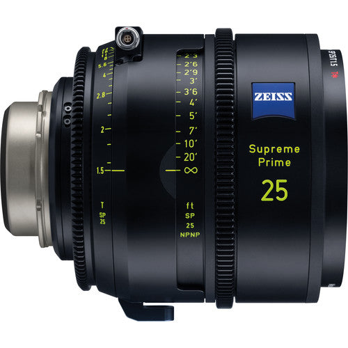 Zeiss SP 25mm T1.5 lens (PL mount/Meter)