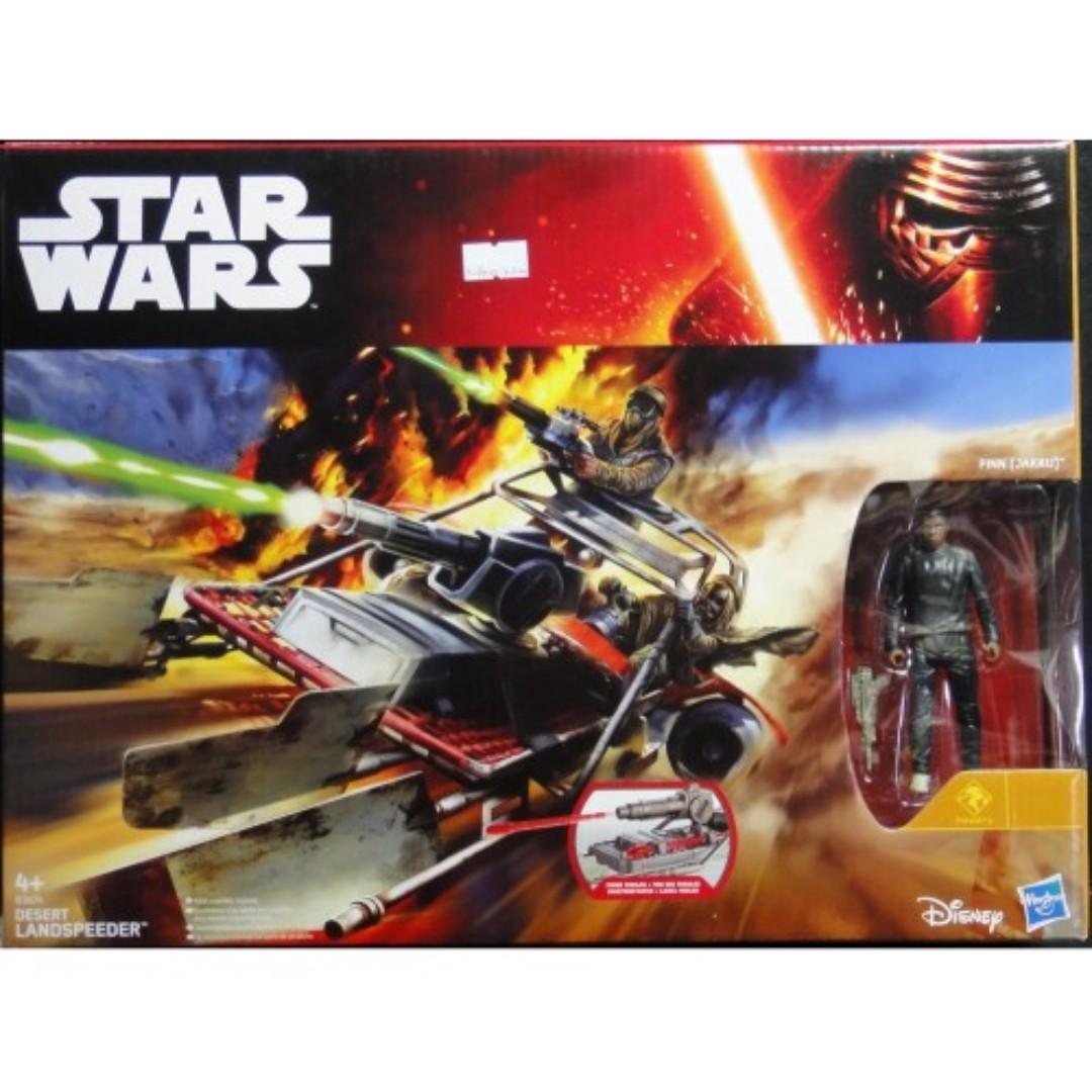 HASBRO STAR WARS FINN JAKKU WITH DESERT LANDSPEEDER B3674
