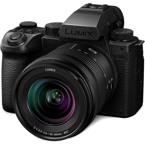 Panasonic Lumix S5 IIx LUMIX S PRO 20-60mm F3.5 – 5.6 Lens Body with DSLR Set