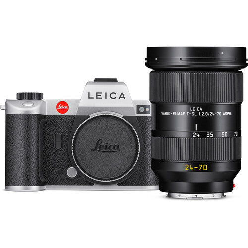 Leica SL2 with Vario-Elmarit-SL 24-70mm f/2.8 lens set (silver)
