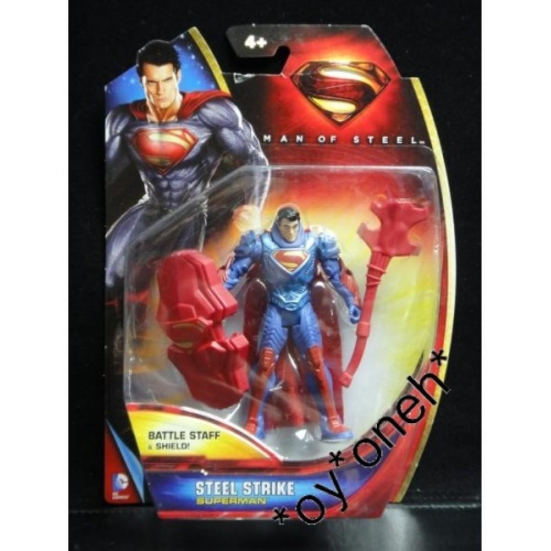 MATTEL SUPERMAN MAN OF STEEL DC SUPERMAN STEEL STRIKE 25737