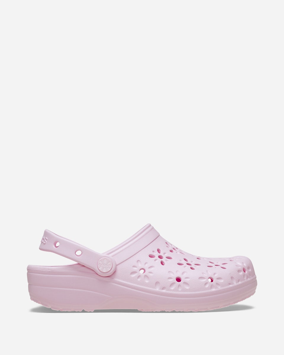 Crocs Classic Floral Cutout Clog