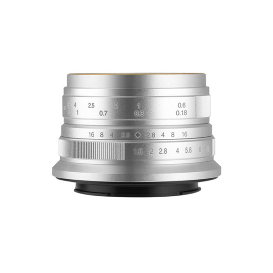 7artisans 25mm f/1.8 lens (Fuji X-mount / silver)