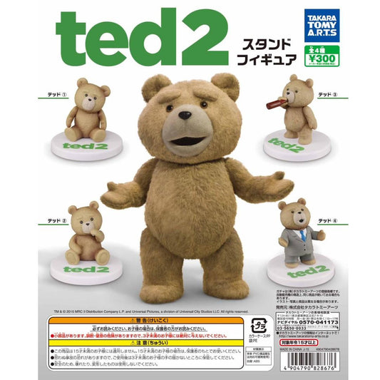 TAKARA TOMY 30 TED 2 STAND FIGURE 4 types of gashapon