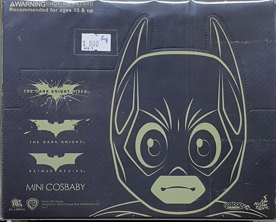 HOT TOYS 17464 MINI COSBABY THE DARK KNIGHT TRILOGY BATMAN BEGINS BRUCE WAYNE SCARECROW THE DARK KNIGHT THE JOKER THE DARK KNIGHT RISES BANE CATWOMAN SELINA KYLE SET L