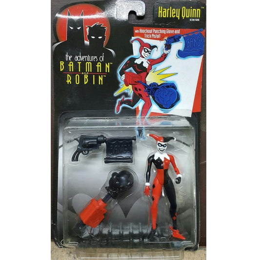 KENNER 63829 THE ADVENTURES OF BATMAN AND ROBIN HARLEY QUINN WITH KNOCKOUT PUNCHING GLOVE AND TRICK PISTOL