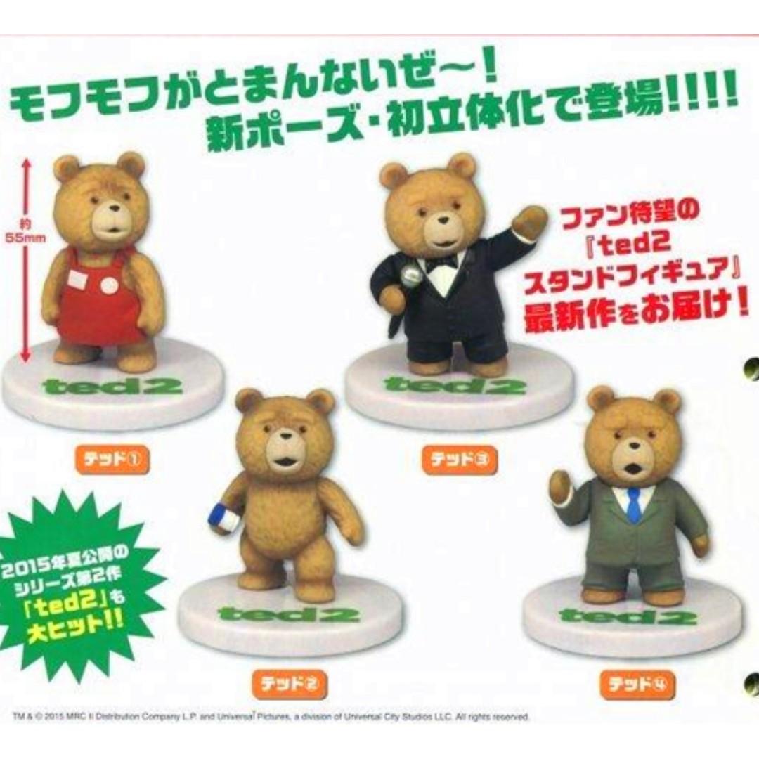 TAKARA TOMY ARTS TED STAND FIGURE 2 4 types Gashapon