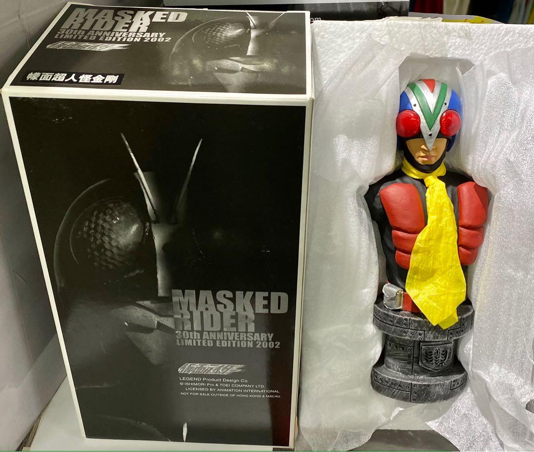 LEGEND MASKED RIDER RIDERMAN 30TH ANNIVERSARY LIMITED EDITION 2002 RESIN BUST