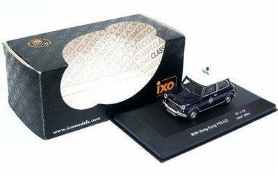 IXO 1/43 MINI COOPER HONG KONG POLICE CAR Hong Kong Police Car Die-cast Finished Product Hong Kong Police Version