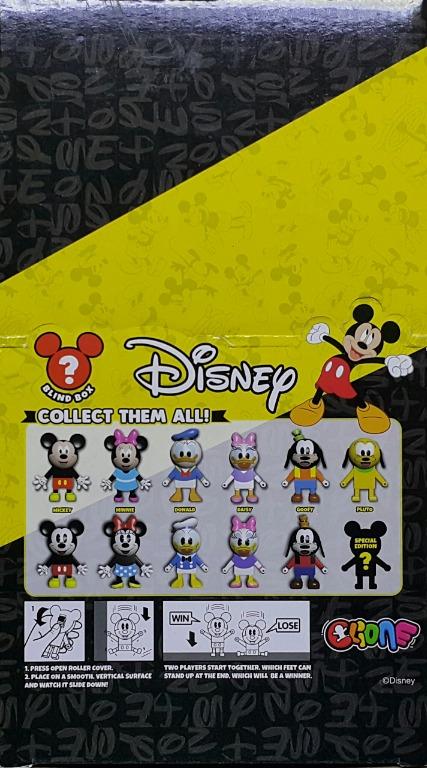 CLIONE 60000 Wall Climbers Alliance Disney Series Mickey Mouse Minnie Mouse Donald Duck Daisy Duck Goofy Pluto with Secret Edition Box Egg Set DISNEY MICKEY MINNIE DONALD DAISY GOOFY PLUTO WITH SECRET SET L