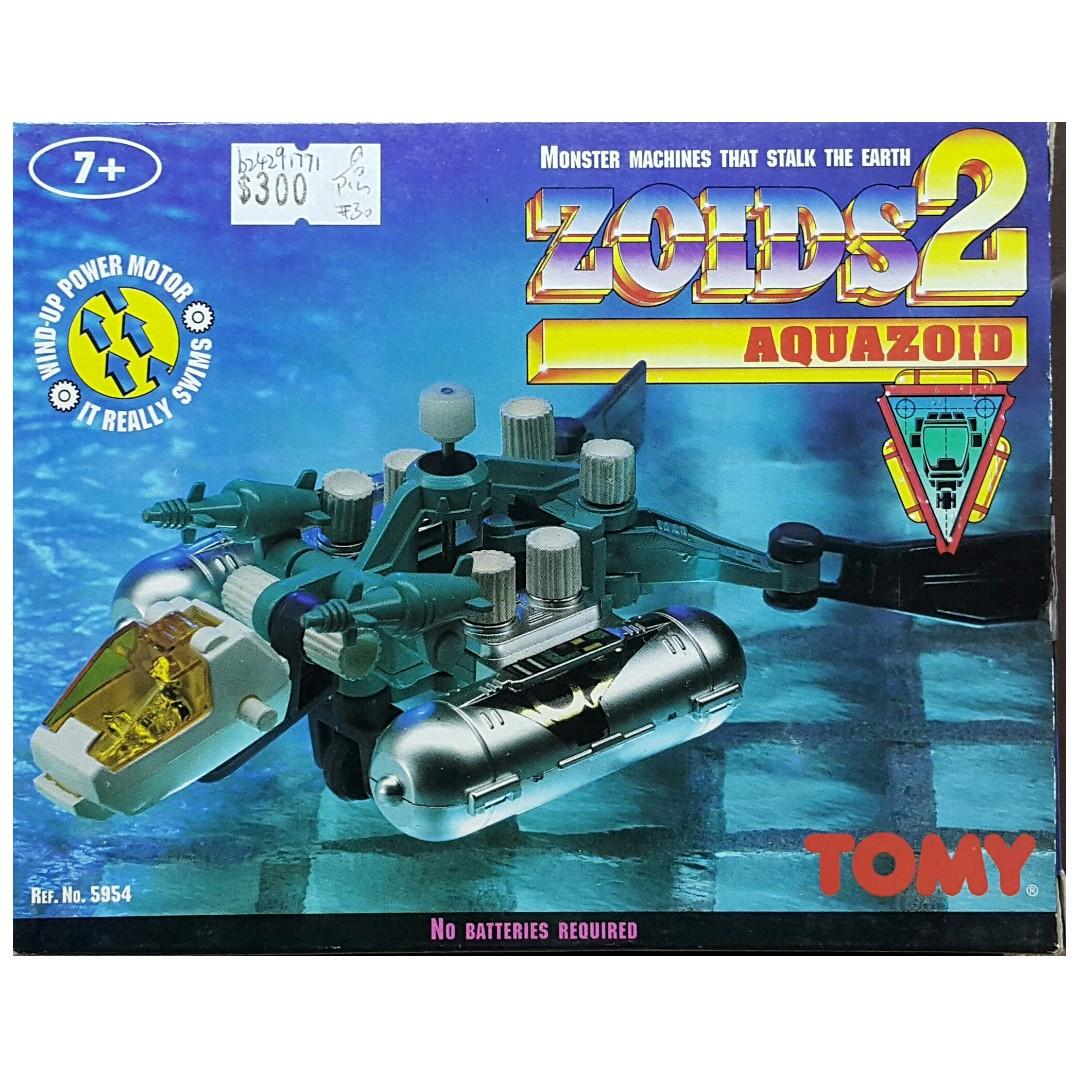 TOMY 05954A ZOIDS 2 MONSTER MACHINES THAT STALK THE EARTH AQUAZOID