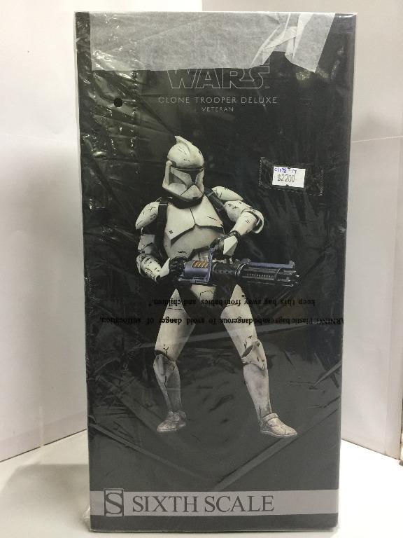 SIDESHOWS 1/6 Star Wars Clone Trooper Deluxe Veteran