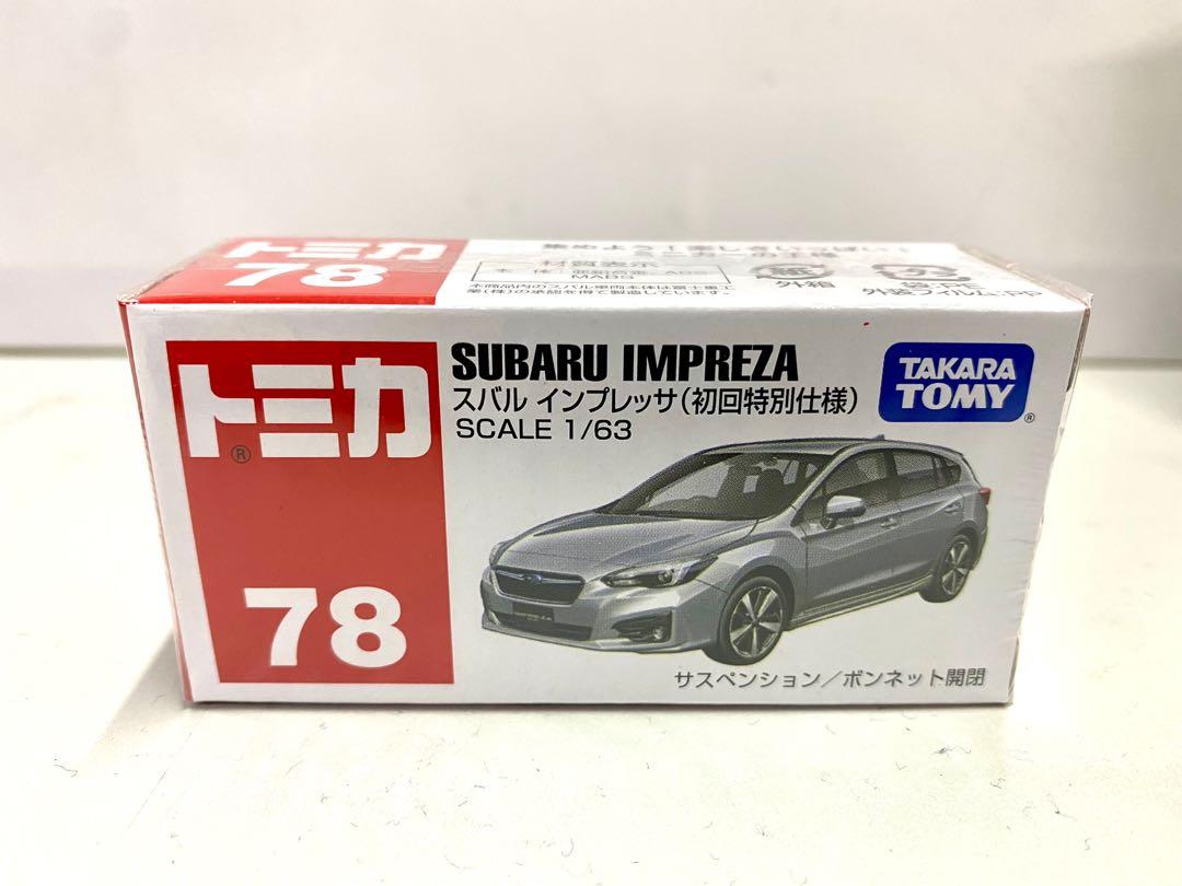 TAKARA TOMY TOMICA 78 SUBARU IMPREZA First edition special edition 1/63