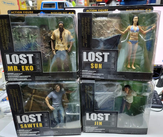 Mcfarlane toys LOST figure set sawyer eko jin sun