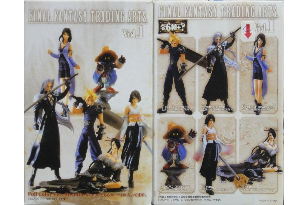 SQUARE FINAL FANTASY Final Fantasy Color Edition Gran Strife Siferos Rinoa Hatiri Bibiolnidia Yuna Lulu Box Egg 40343 PIU-100