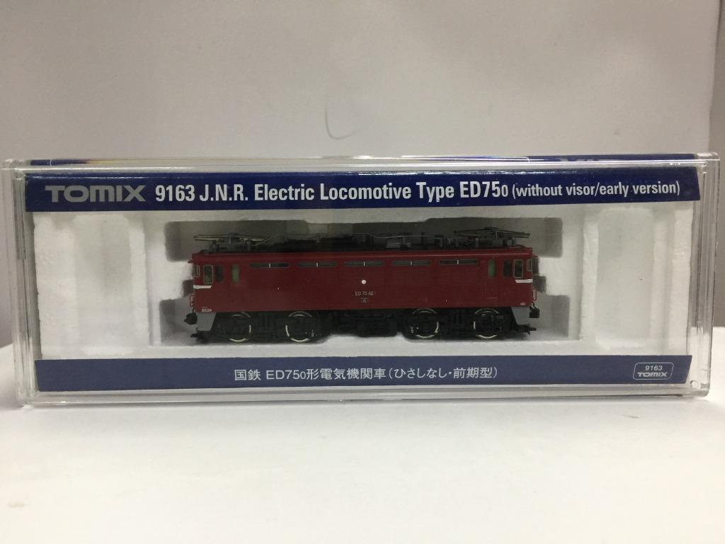 Tomix 9163 JNR Electric Locomotive Type ED750 Without Visor Early Version National Railway ED750 electric locomotive N Scale