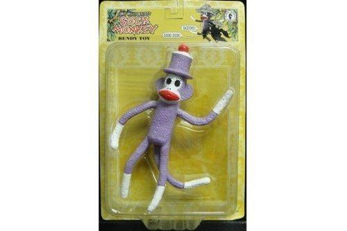 DARK HORSE COMICS TONY MILLIONAIRE'S SOCK MONKEY IN PURPLE BENDY TOY