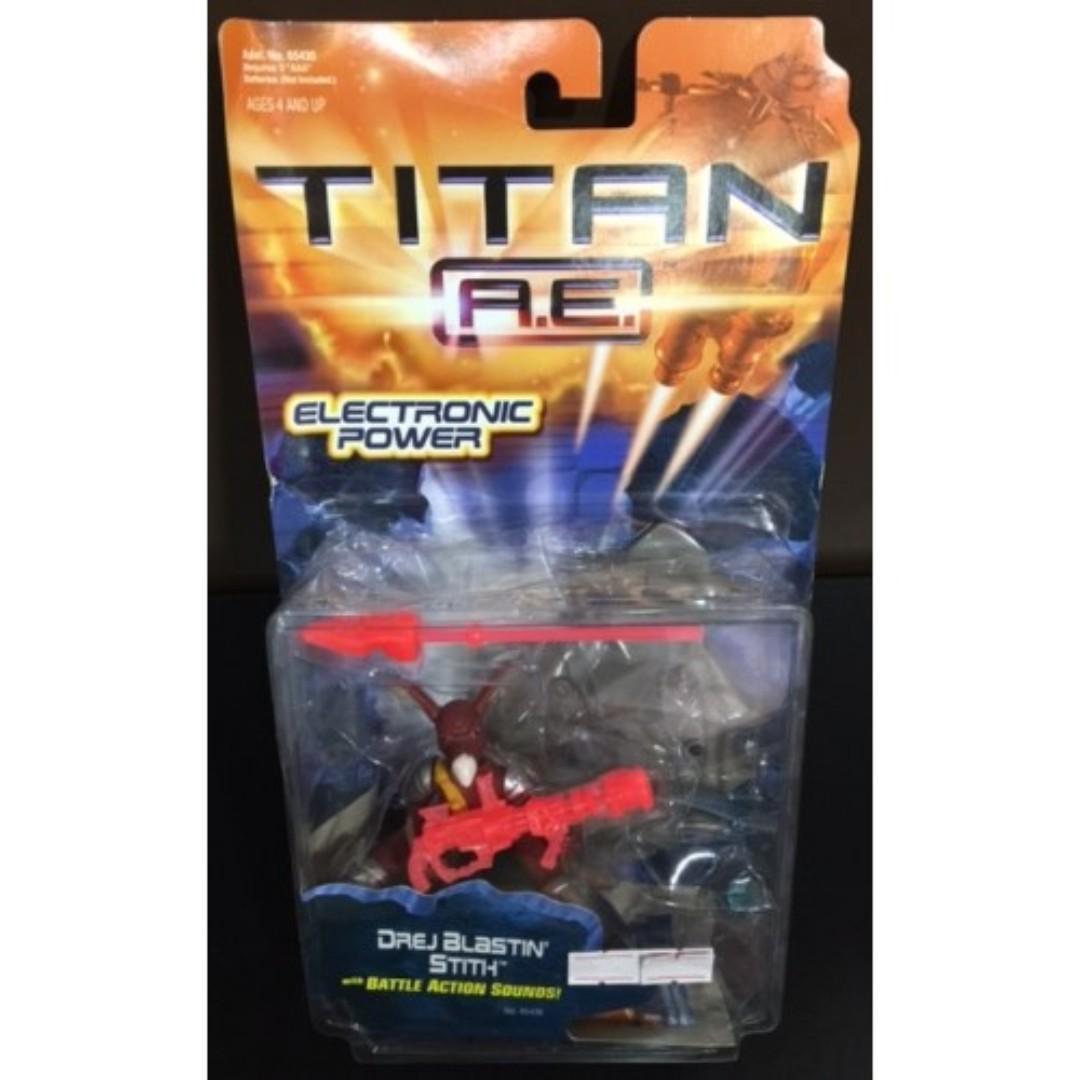 HASBRO TITAN AE ELECTRONIC POWER DREJ BLASTIN STITH W/ BATTLE ACTION SOUNDS