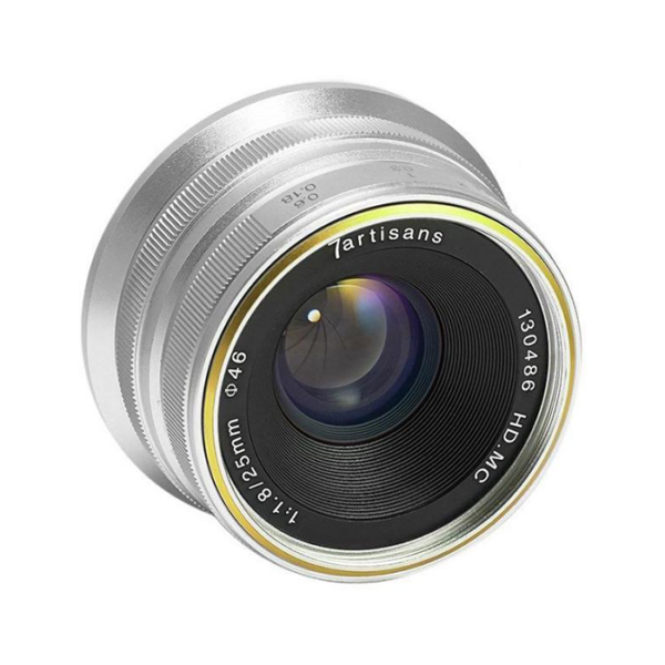 7artisans 25mm f/1.8 lens (EOS-M mount / silver)