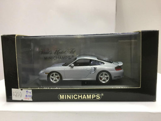 MINICHAMPS 1/43 PORSCHE 911 TURBO 1999 FROSTY BLUE
