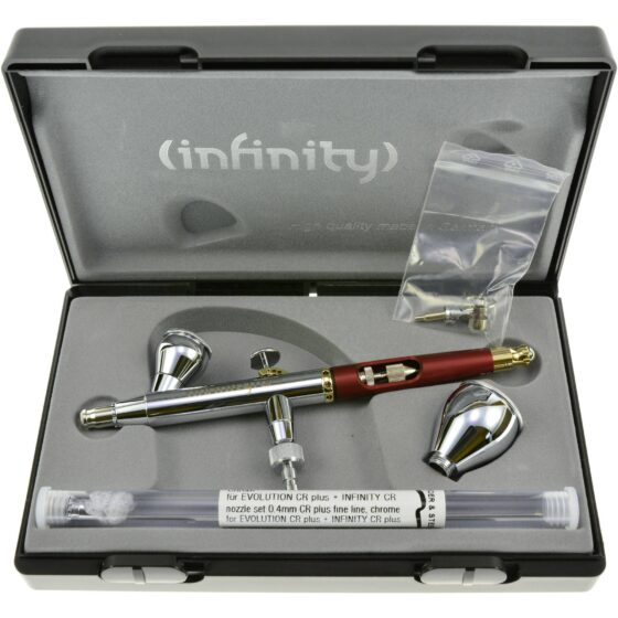 Harder & Steenbeck Infinity Cr Plus Two in One Airbrush – 0.2mm + 0.4mm