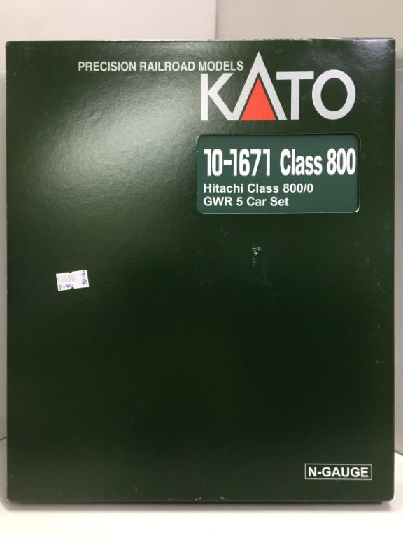 KATO N-GAUGE 10-1671 CLASS 800 HITACHI CLASS 800/0 GWR 5 CAR SET PRECISION RAILROAD MODELS