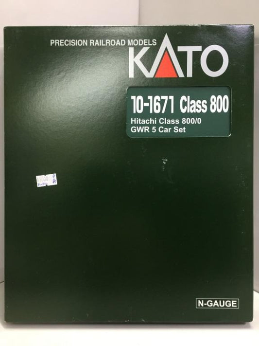 KATO N-GAUGE 10-1671 CLASS 800 HITACHI CLASS 800/0 GWR 5 CAR SET PRECISION RAILROAD MODELS