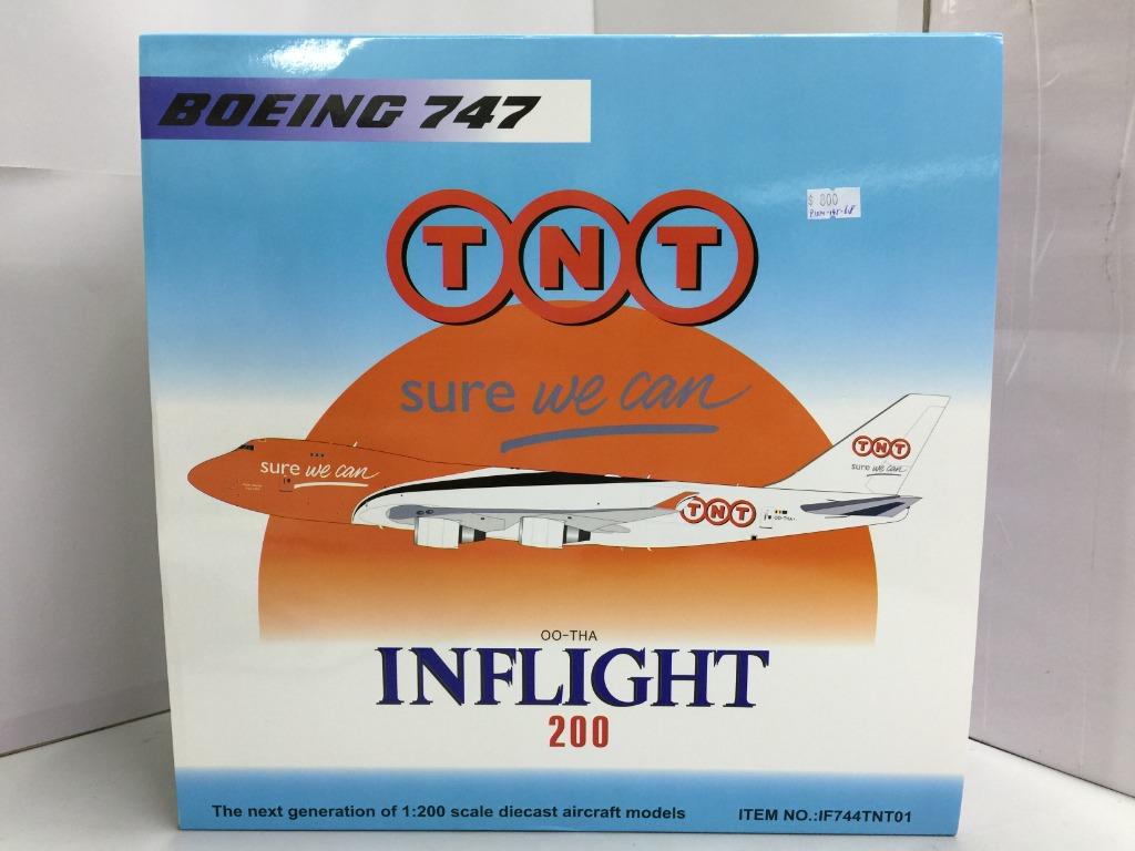 INFLIGHT 200 1/200 TNT BOEING 747-4HAERF OO-THA IF744TNT01